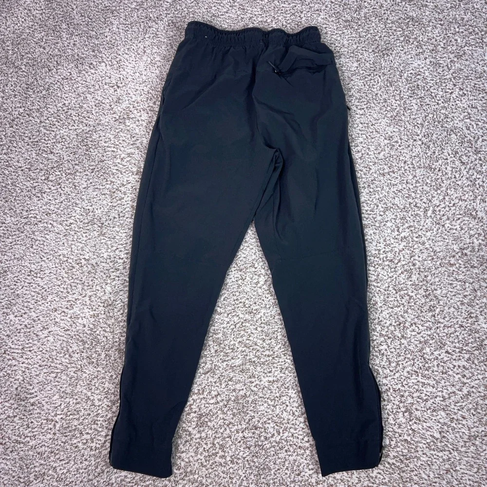 Nike Pants Men Small Black Dri-FIT Training Athletic Gym Joggers Ankle Zip Sport